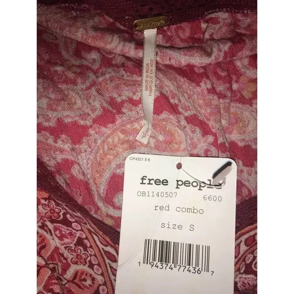 Free People Women's Revolve Luna Scarf Printed Boho Dress Small NWT v6x - Image 8