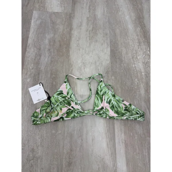 NEW Skatie Sarah Bikini Top in Beverly Rodeo Palm Leaf Print Size Small - Image 6