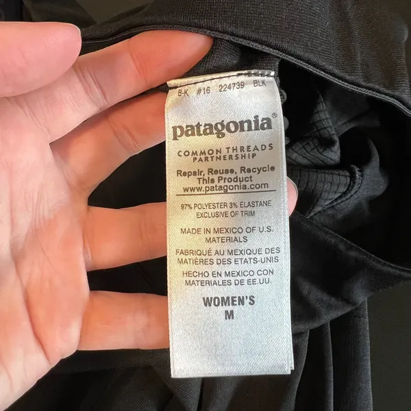 Patagonia Women's‎ Capilene Midweight Baselayer Leggings Black Medium - Image 7