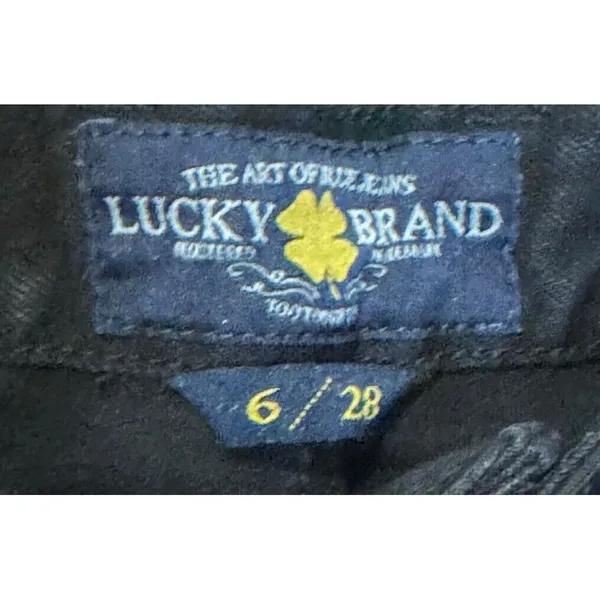 Lucky Brand Women's Jeans Lola Skinny Fit Mid-Rise Stretch Denim Black‎ Sz. 6/28 - Image 5