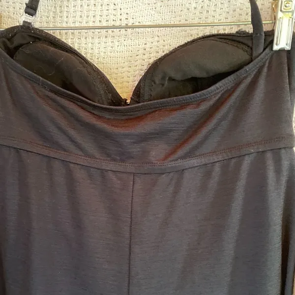 White Stag Bathing‎ Suit Tankini Top Black - Image 5