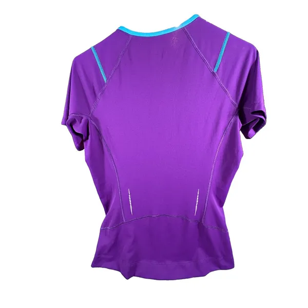ARCTERYX Purple Running Tee Shirt Top Short Sleeve Women's Medium Base Layer - Image 3