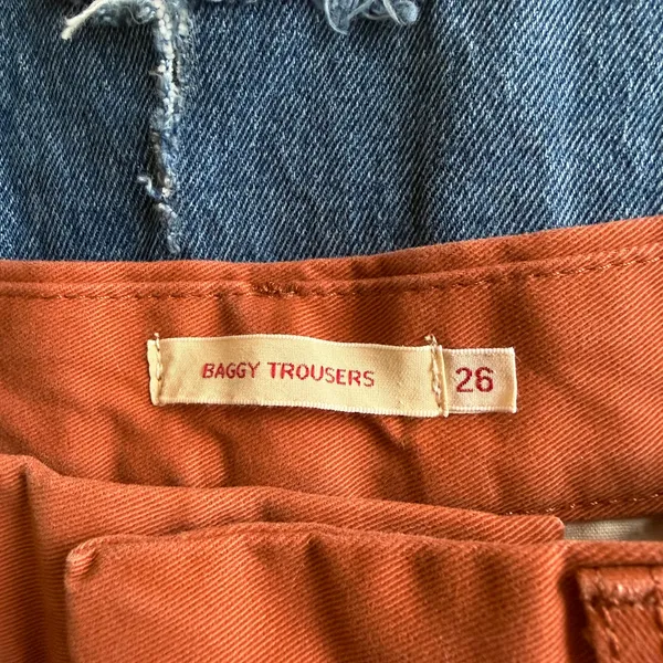 Levi's Women's Wide-Leg Trousers in Rust Orange - Image 5