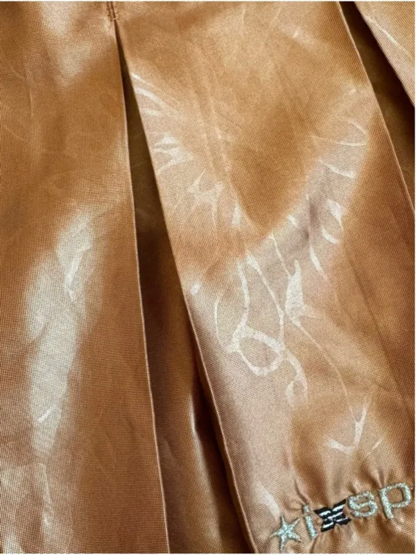 Jamie Sadock IXSPA Bronze Copper Pleated Mini Skirt size 6 - Image 3