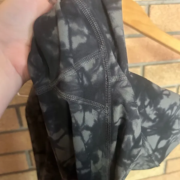 Lululemon Wunder Under Pant (Hi-Rise) Shibori Black Dark Carbon Size 4 - Image 5