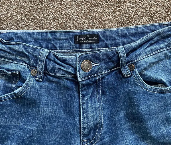 Boutique Cowgirl Couture Wide Leg Jeans - Image 4