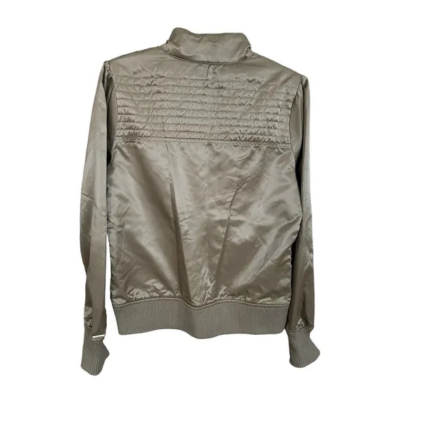 B By‎ Burton Nylon Jacket Womens Size M Lined Full Zip Heavy Comfort Brown #X4-5 - Image 6