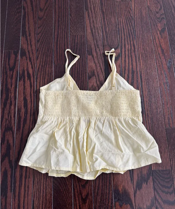 American Eagle Butter Yellow Tank Top - Image 2