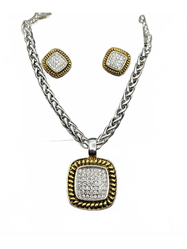 Classic Gold and Silver Statement Set - Image 2