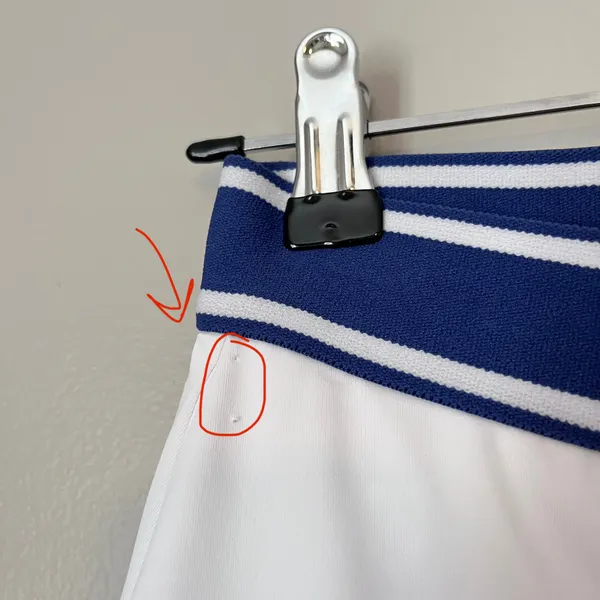 Peter Millar Francoise Court Tennis Golf Pickleball Skort White L - Image 5