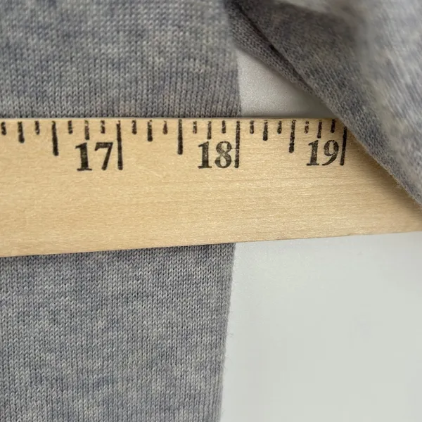 J.Crew Womens Gray 100%‎ Merino Wool V-Neck Button Front Cardigan Sweater Small - Image 7