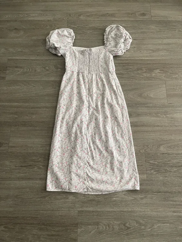 Altar’d State Everleigh puff sleeve floral midi dress - large - Image 3