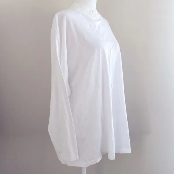 Free People - We the free white oversized long sleeve - Image 3