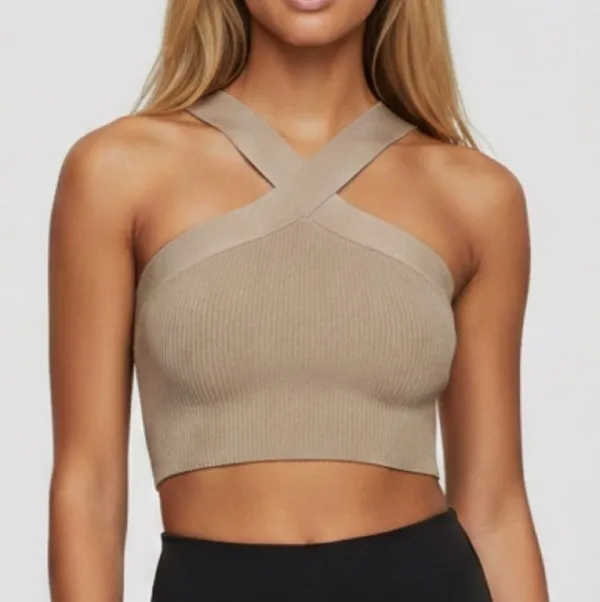 Aritzia Babaton Cross Sculpt Knit Top - Image 3