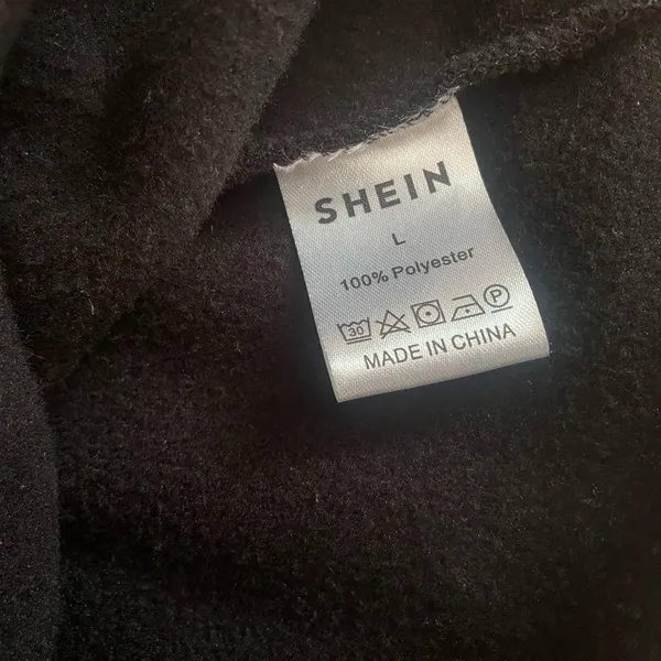 SheIn Black Hoodie Women’s Large - Image 3