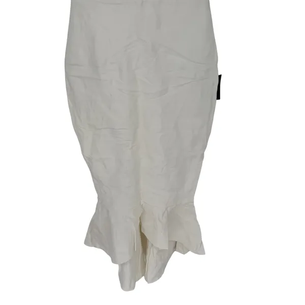 Lulus‎ How Much I Care Ivory Off-The-Shoulder Midi Dress Size S - Image 7