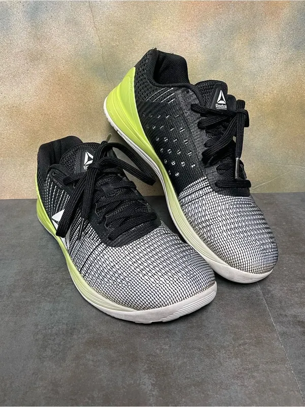 Reebok Crossfit Nano 7.0 Women's White/Black/Volt Cross-Training Shoes Sz 9.5 - Image 13