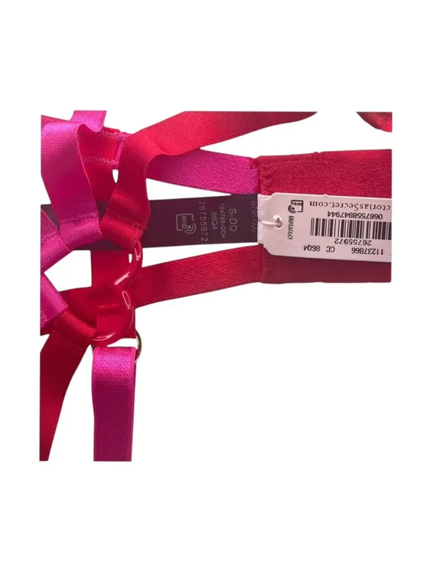 new Victoria's Secret ❤︎︎ Open Cup Strappy Demi Bra ❤︎︎ Pink Red ❤︎︎ Small DD - Image 7
