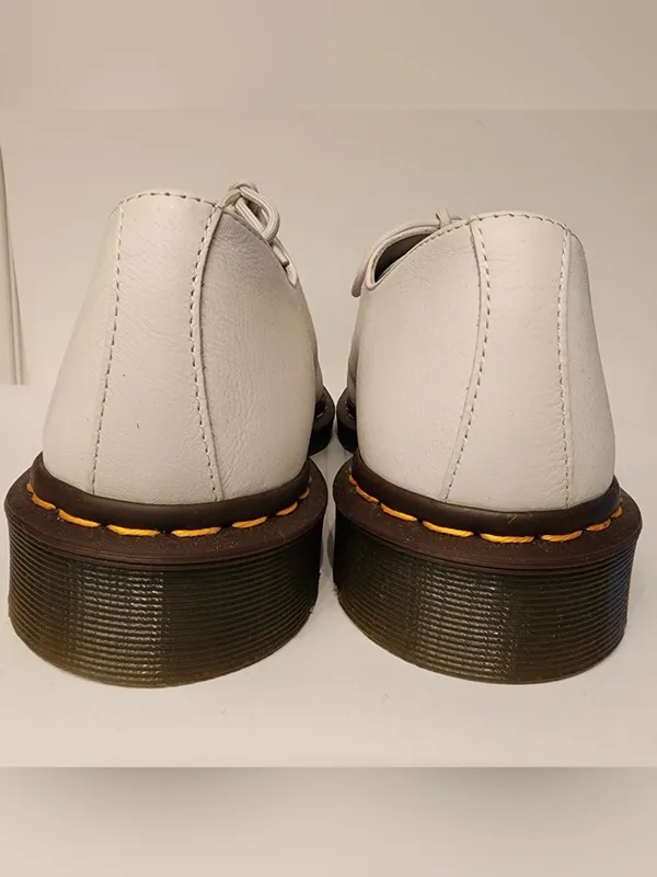 Dr. Martens Dr. Martens Iced Dove White Leather 1461 Women's Oxford Shoes Sz 11 - Image 6