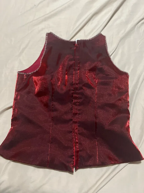Unique designed Halter top Red - Image 5