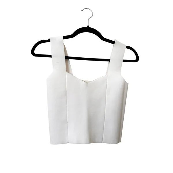 A.L.C. Jordana Knit Sleeveless Top White X-Small NEW NWT - Image 2