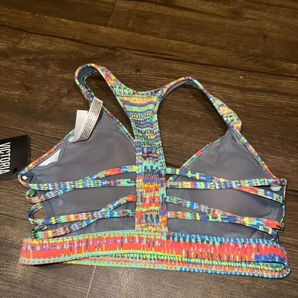 Victoria’s Secret Sport strappy multicolored S athletic bra - Image 2