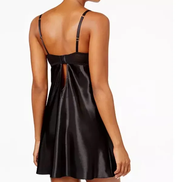 Thalia Sodi Black Cheetah Print Chemise Black&Brown Size‎ M - Image 4