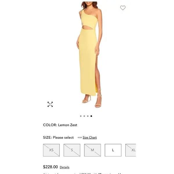Susana Monaco‎ Cutout Dress Bodycon Sleeveless leg slit prom Dress Blue S - Image 11
