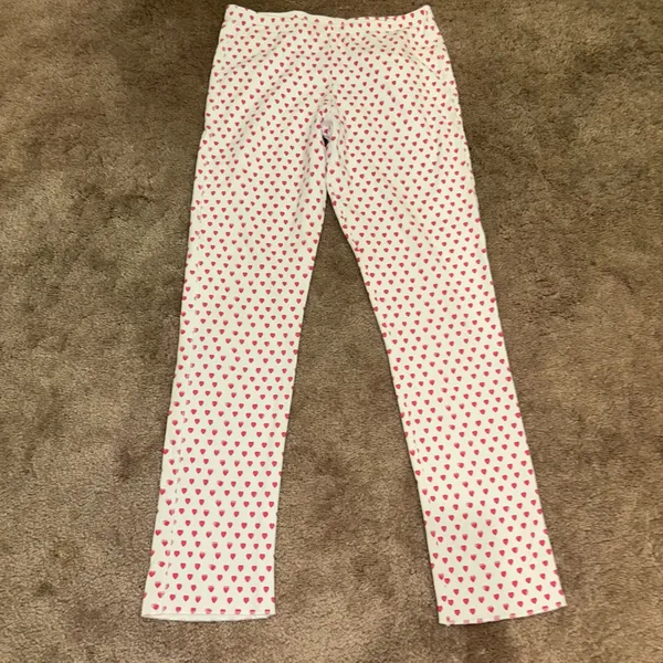 Roller Rabbit Preppy Pink Hearts m Cotton Pants and Henley Pajamas Set XS - Image 7