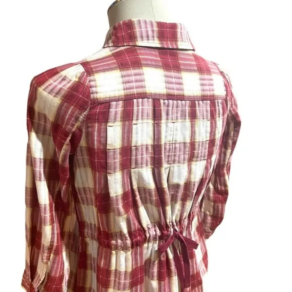Free People Plaid Matador Tunic Top with Pockets 0 - Image 11