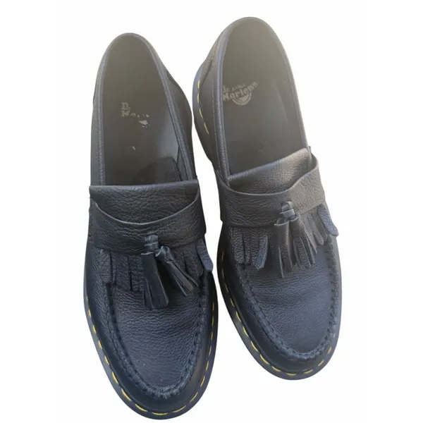 Dr. Martens Adrian Quad Black Platform Chunky Leather Tassle Loafer Women’s 9 - Image 5