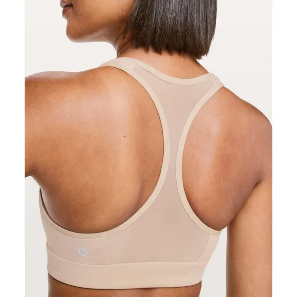 Lululemon Size 4 XS Speed Up Bra High Support for C/D Cup In Crepe Beige Stretch - Image 2