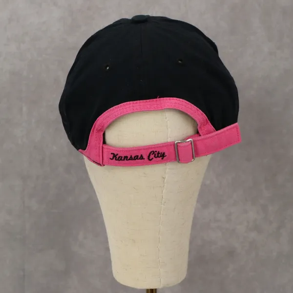 Kansas City Chiefs '47 Brand Black Pink Cloth‎ Strap Athletic Baseball Hat Cap - Image 4