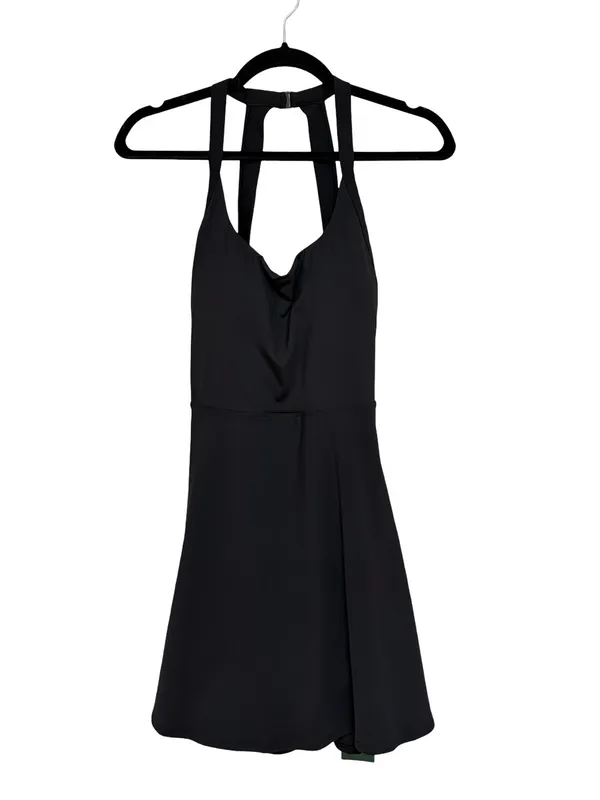 NEW Halara SoftlyZero Airy Backless Twisted Active Dress in Black - Size L - Image 5