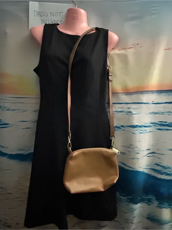 Steve Madden Women’s Classic Tan Crossbody Bag Purse - Image 3