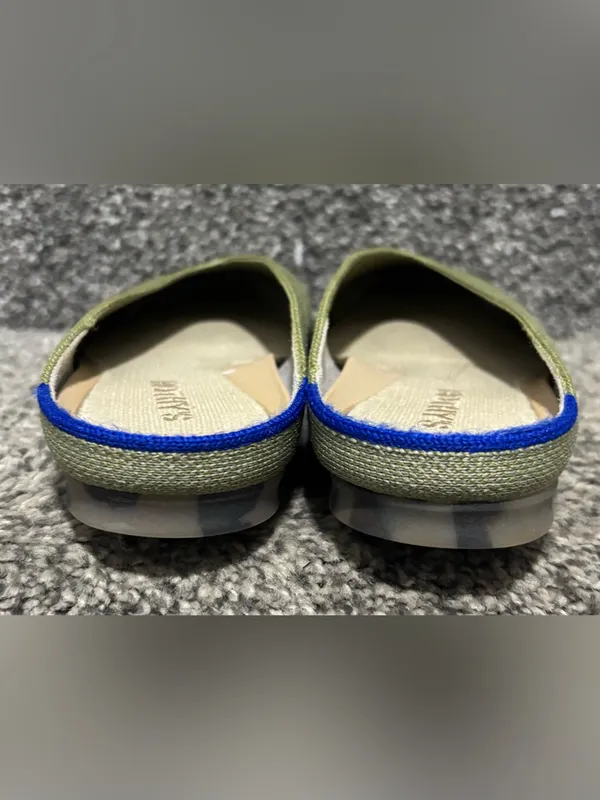 Rothy’s Almond Demi Knit Mules in Sage Green - Image 4