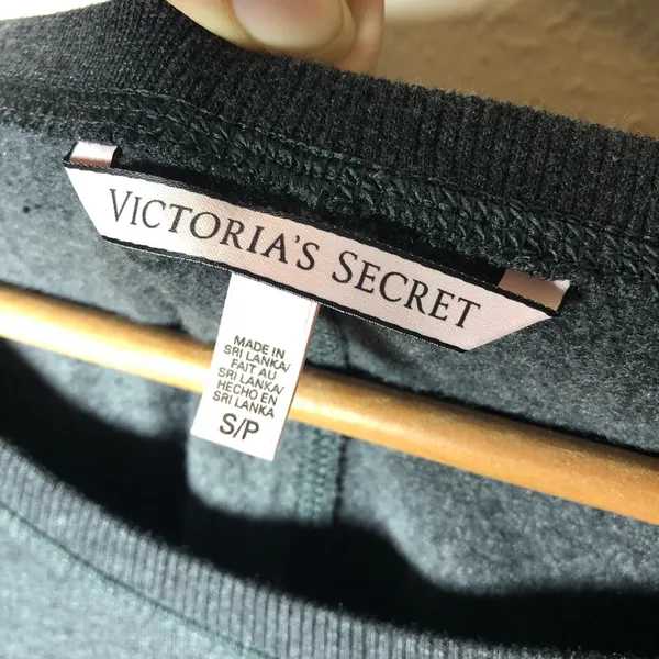 Victoria’s Secret Charcoal Gray Sequin Sweatshirt - Image 7