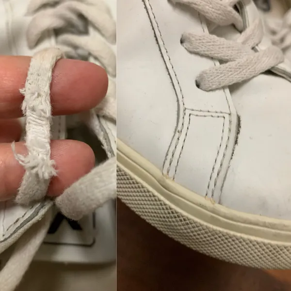 VEJA Low Leather Shoes White Sneaker Women’s Size 9 - Image 10