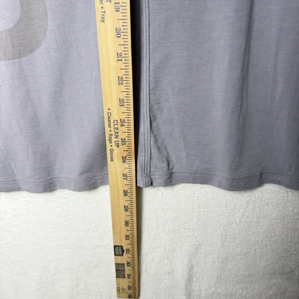 Lululemon All Yours Tee Gray Graphic Print Relaxed Fit Women’s size 12/14 - Image 3