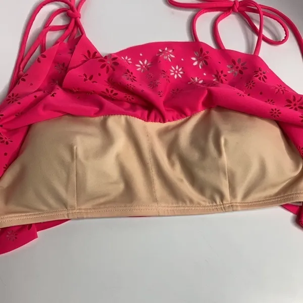 Victoria’s Secret PINK‎ hot pink bikini top size medium - Image 6