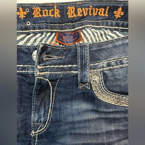 Rock Revival Women'S Jen Straight Leg Jeans Size 29‎ - Image 11