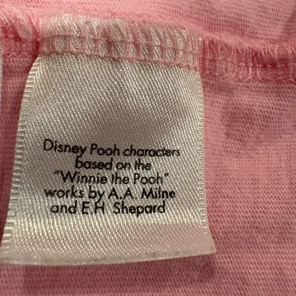 Disney Collection Pink Winnie Pooh & piglet Short Sleeve Tee womens M - Image 5