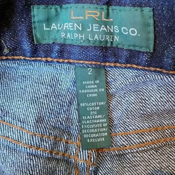 Lauren Ralph Lauren Women’s Dark Blue Wash Straight Leg Jeans - Image 4