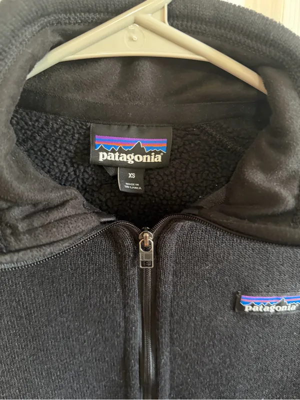 Patagonia Better Sweater Full Zip Jacket Black Size XS - Image 4