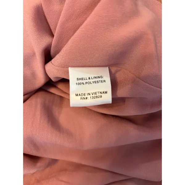 Lovers and Friends Sleeveless Emmy Rose Gold Pleated Maxi Gown XS - Image 4