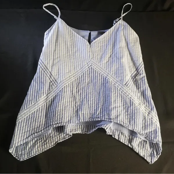 BCBG Maxazria Cora‎ Striped Spaghetti Strap Tanj Top Women’s XS - Image 3