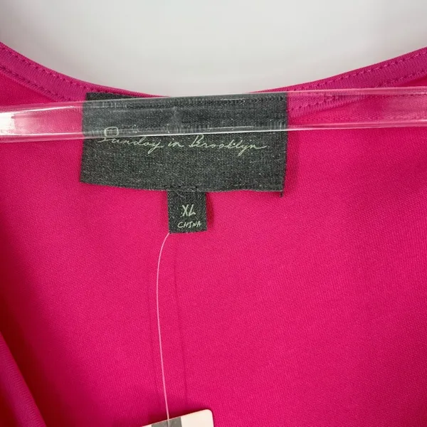 Sunday in Brooklyn‎ Anthropologie Ruched Wrap Top Pink Size XL NWT - Image 9