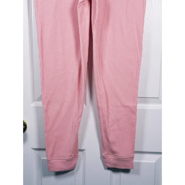 UGG Womens Kylo Brushed Rib Knit Jogger Sweatpants Size S Pink Lounge Cozy Soft - Image 7