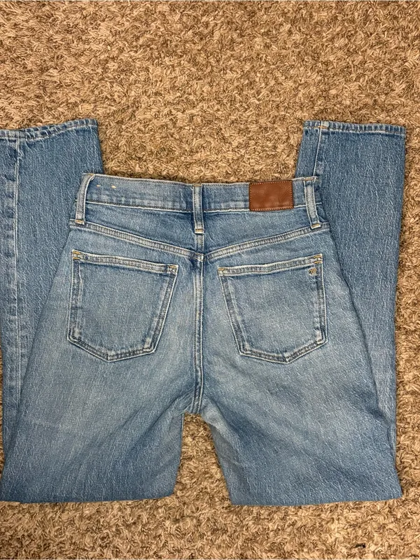 Madewell The High-Rise Slim Boyjean Jeans Size 24 Blue - Image 4