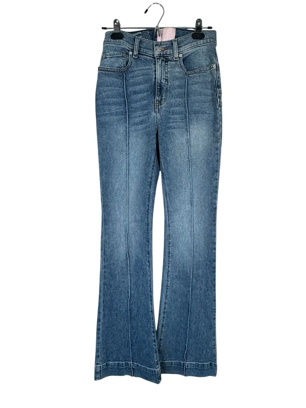Revice Blue Star Flare Jeans Womens 29 Denim High Rise Casual Patriotic Boho - Image 3